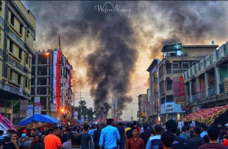 مركز الرافدين الدولي للعدالة وحقوق الانسان يوثق ضحايا قمع المتظاهرين في العراق