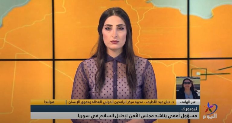 د. حنان عبد اللطيف: ليس هناك التزام حقيقي من قبل الأطراف المتقاتلة في سوريا تجاه القرارات الأممية